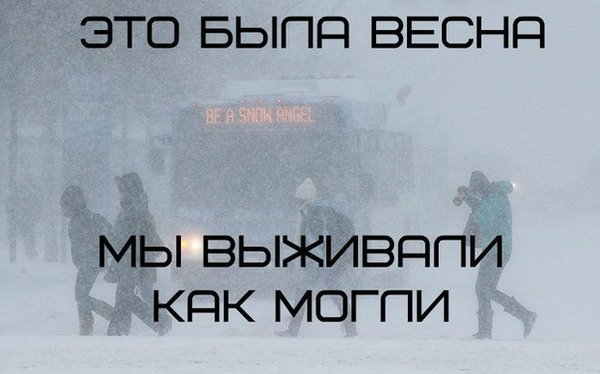 Холодная весна смешные картинки