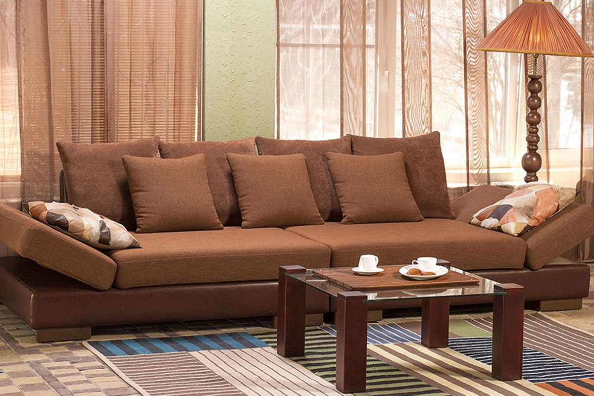 Нераскладной диван в гостиную прямой