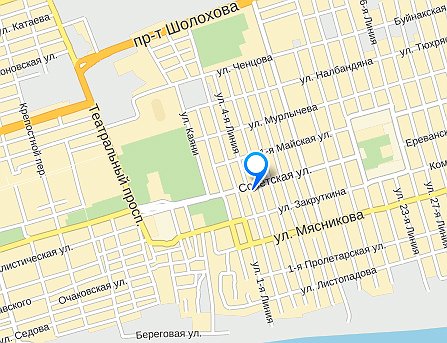 Закруткина ростов на дону карта