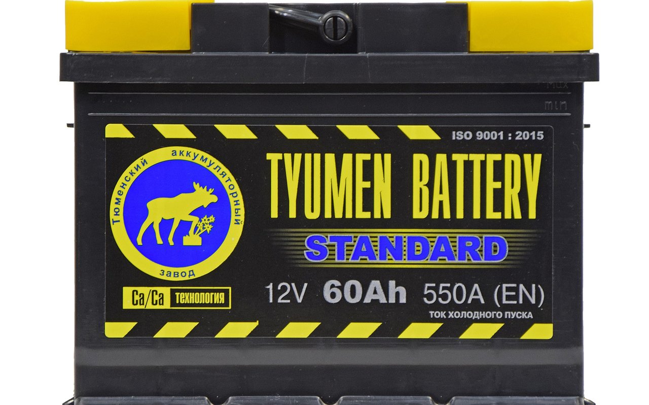 Тюмень 62. АКБ Tyumen Standart 62. Автомобильный аккумулятор Tyumen Battery Standard 62 Ач обр. Пол. 580a (242x175x190). Аккумулятор 6ст-60 l Tyumen Battery.