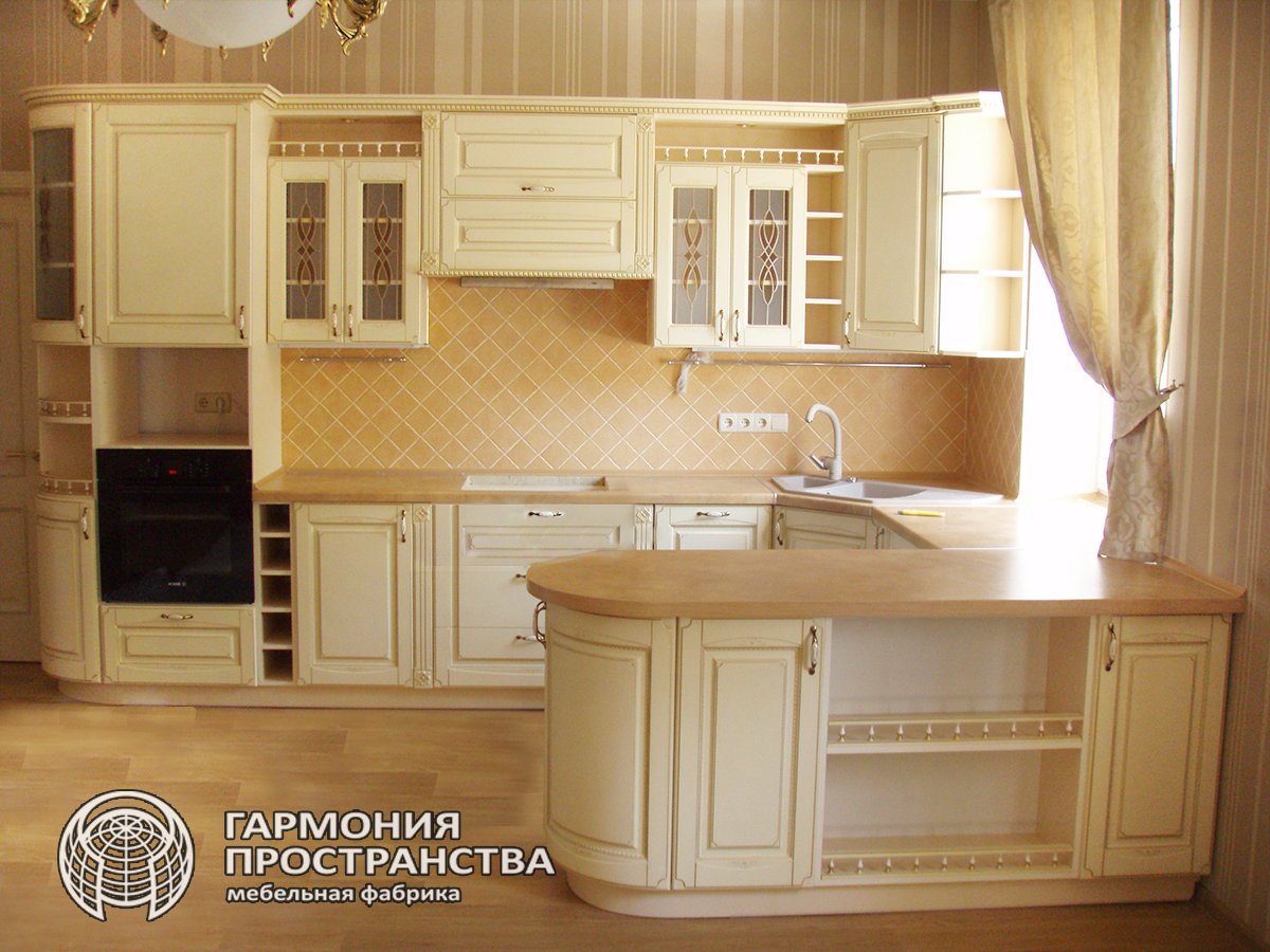 Фасады из МДФ для кухни в классическом