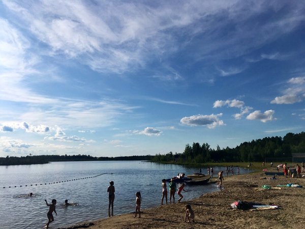 Нижневартовск голубое озеро