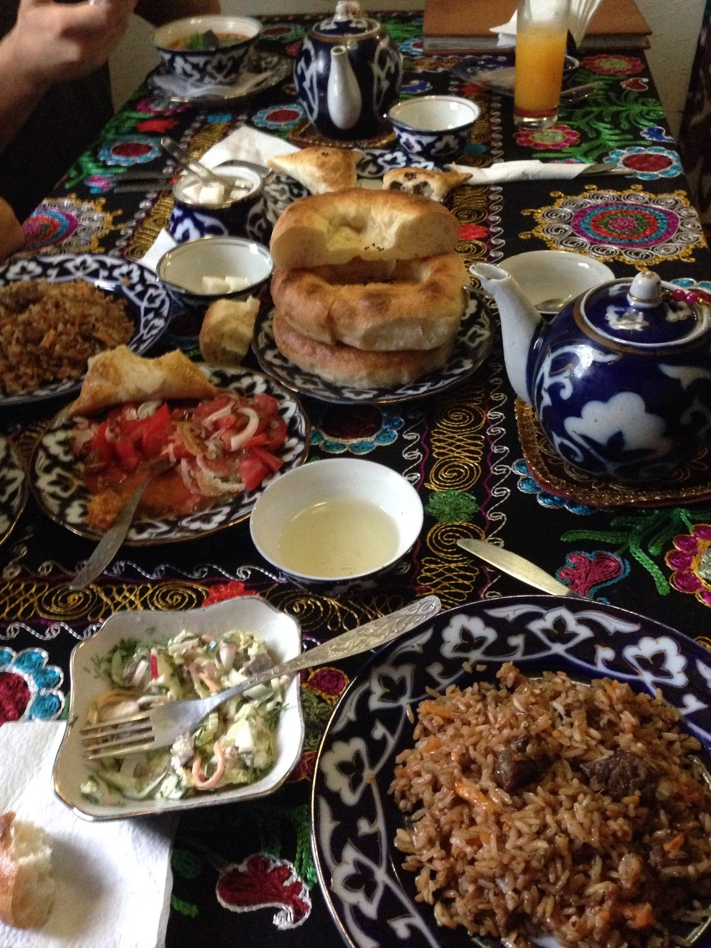 Узбекский дастархан узбекская кухня