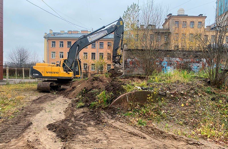 Стройка на мебельной улице