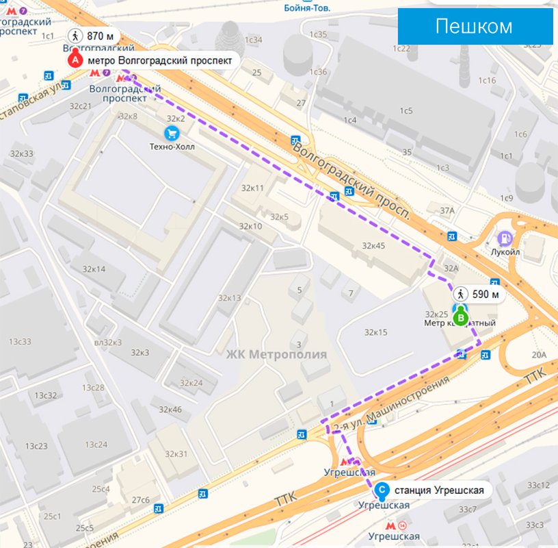 Метро волгоградский проспект на карте москвы схема