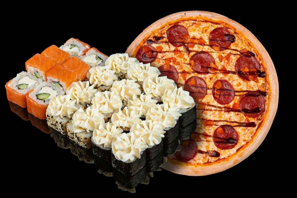 Заказать суши с пиццей в тюмени фото 39