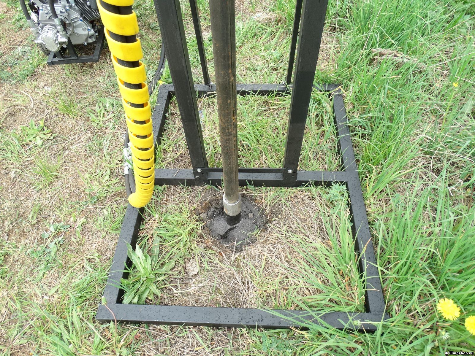 Буровая установка для бурения скважин на воду своими руками из мотобура