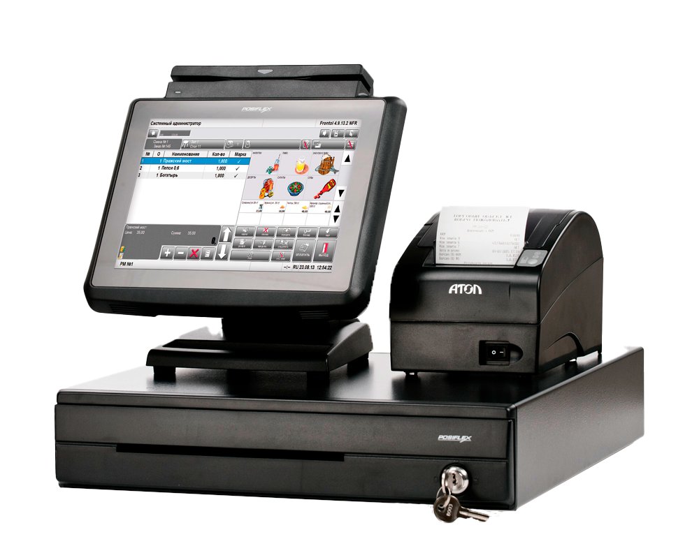 Периферия астрахань. Кассовый аппарат POS Атол. Posiflex KS 7215g. POS-система Атол Ритейл 54 Pro. POS-система Атол супермаркет 10".