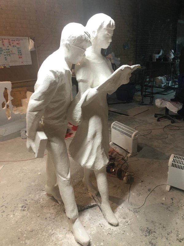 Изготовление скульптуры из бетона поликлетус com