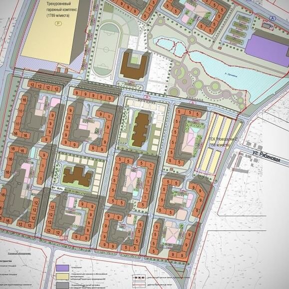 План застройки 15 микрорайона ярославль