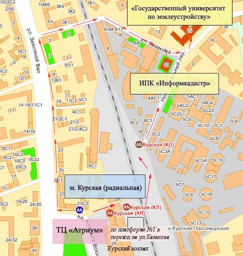 М курский вокзал. М Курская на карте. Метро Курская на карте Москвы.